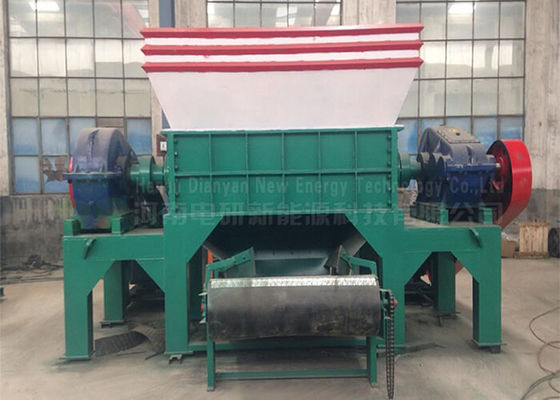 China Neumático inútil de dos ejes de la planta de reciclaje del neumático de coche que recicla color de la aduana de Mchine proveedor