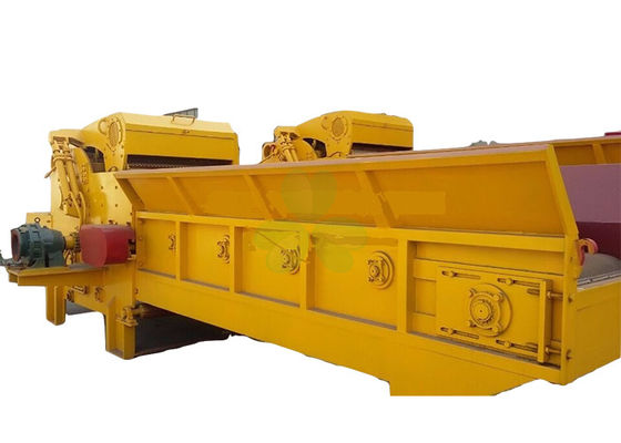 China Máquina de madera amarilla del serrín, máquina chipper de madera resistente 5,5 kilovatios proveedor