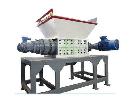 China Máquina plástica de la trituradora del eje doble de alto rendimiento/trituradora automática plástica de la basura proveedor